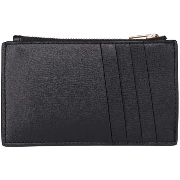 Calvin Klein FOIL LOGO TOP ZIP CARDCASE Dámska peňaženka, čierna, veľkosť