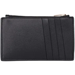 Calvin Klein FOIL LOGO TOP ZIP CARDCASE Dámska peňaženka, čierna, veľkosť