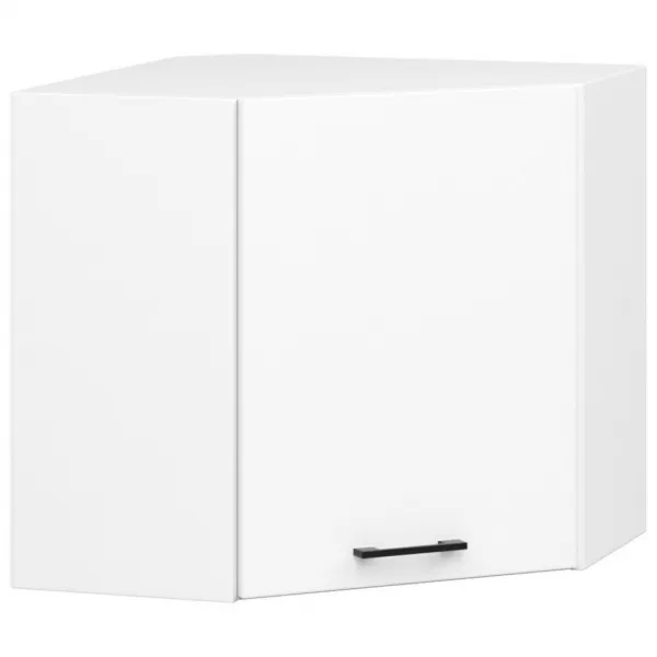 Ak furniture Kuchyňská rohová linka Olivie 3 m prosklená bílá/dub sonoma