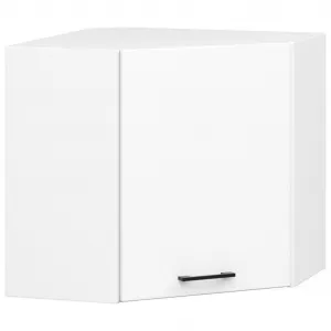 Ak furniture Kuchyňská rohová linka Olivie 3 m prosklená bílá/dub sonoma
