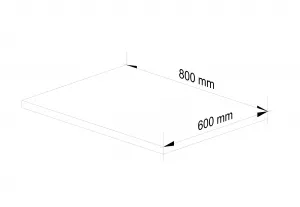 Ak furniture Kuchyňská deska Olivie S 80 cm dub Craft
