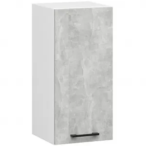 Ak furniture Kuchyňská rohová linka Olivie 3 m prosklená beton/dub sonoma
