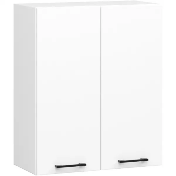 Ak furniture Kuchyňská linka Olivie 2,4 m H720 prosklená bílá/dub sonoma