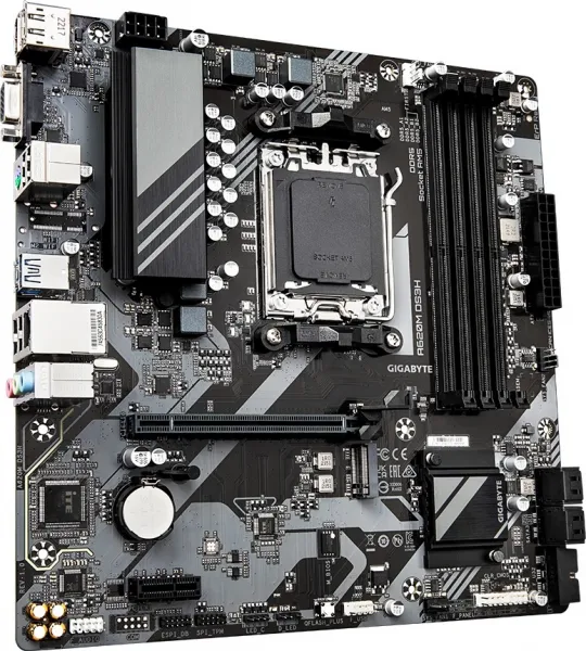 GIGABYTE MB Sc AM5 A620M DS3H, AMD A620, 4xDDR5, 1xDP, 1xHDMI, 1xD-Sub