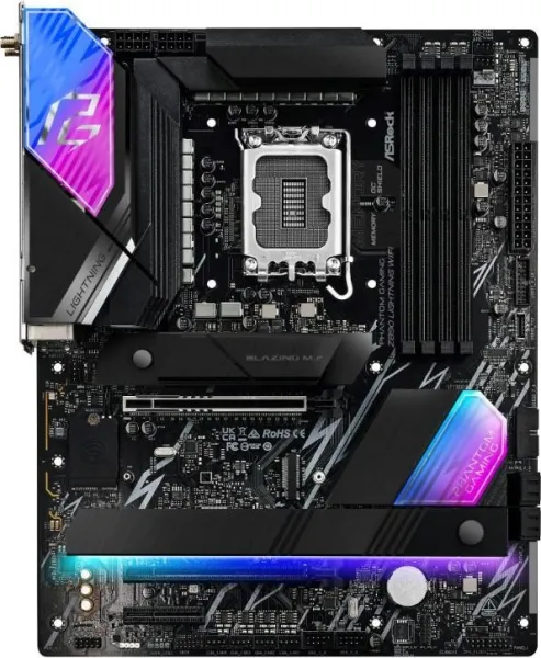 ASRock MB Sc LGA1851 Z890 LIGHTNING WIFI, Intel Z890, 4xDDR5, 1xHDMI, 2xThunderbolt, WI-FI