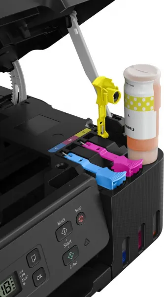 Canon PIXMA Tiskárna černá G2470(doplnitelné zásobníky inkoustu) - MF (tisk,kopírka,sken), USB - A4 11/min.