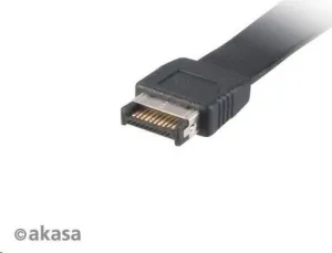 Adaptér AKASA MB interný, USB 3.1, držiak PCI s konektorom typu C, nízky profil 8 cm, 50 cm