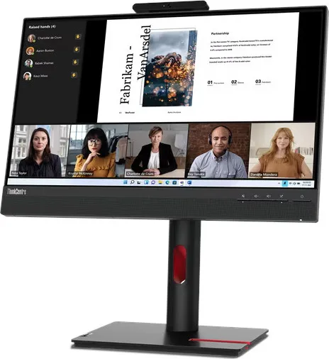 LENOVO LCD TIO 22 Gen5 - 21.5",IPS,mat,16:9,1920x1080 touch,178/178,4/6/16ms,250cd/m2,1000:1,DP,USB,VESA,Pivot,repro,cam