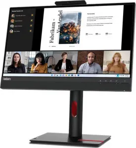LENOVO LCD TIO 22 Gen5 - 21.5",IPS,mat,16:9,1920x1080 touch,178/178,4/6/16ms,250cd/m2,1000:1,DP,USB,VESA,Pivot,repro,cam