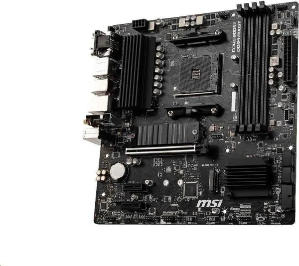 MSI MB Sc AM4 B550M PRO-VDH WIFI, AMD B550, 4xDDR4, VGA, mATX