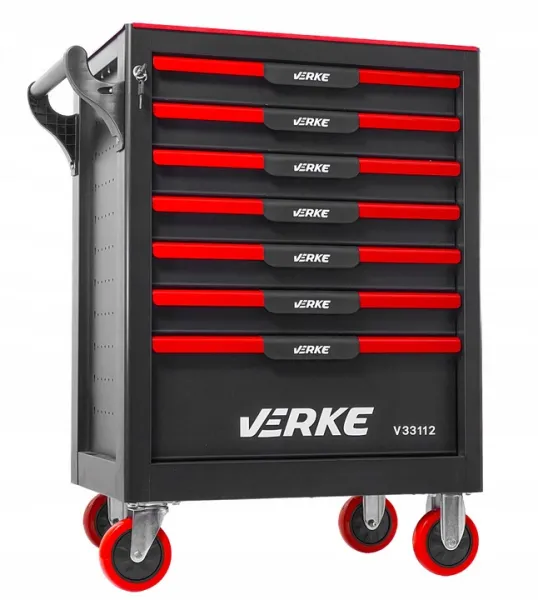 Dielenský vozík na náradie - 7 zásuviek Verke V33112