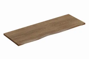 Comad Závesná skrinka pod umývadlo Nova Cashmere s doskou 120 cm kašmírová/dub casella
