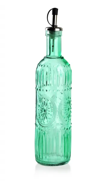 Allesken Sklenená fľaša na olej ESSENZA 510 ml zelená