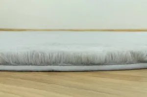 Koberec Bellarossa Rabbit svetlosivý kruh