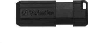 VERBATIM Flash Disk 64GB USB 2.0 Store 'n' Go PinStripe, čierna