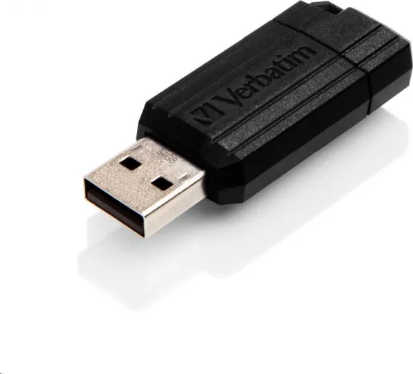 VERBATIM Flash Disk 64GB USB 2.0 Store 'n' Go PinStripe, čierna