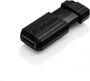 VERBATIM Flash Disk 64GB USB 2.0 Store 'n' Go PinStripe, čierna