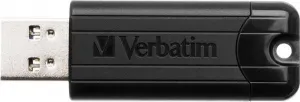VERBATIM Flash disk 256 GB PinStripe USB 3.0, čierna