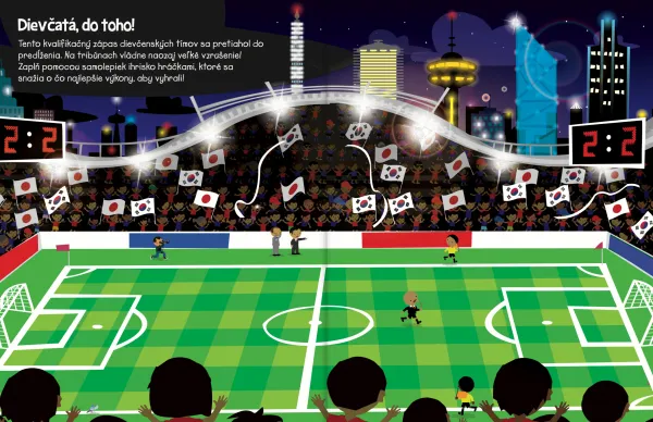 555 samolepiek - Futbal