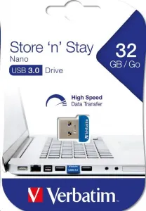 VERBATIM Flash disk 32 GB Store 'n' Stay Nano, USB 3.