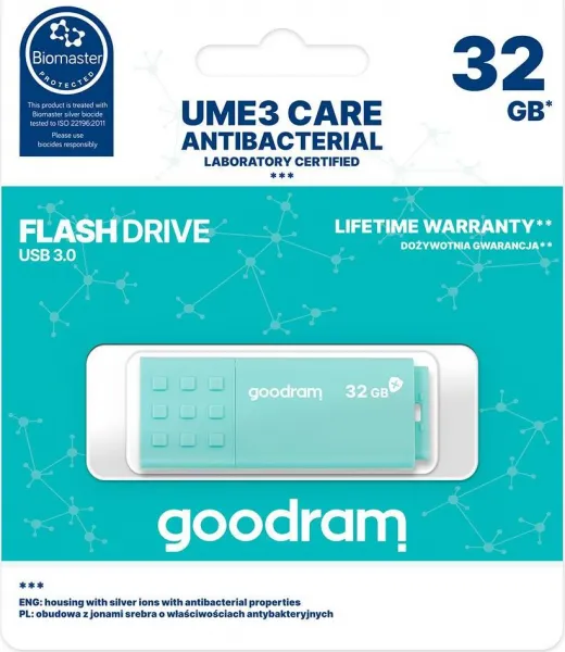 GOODRAM Flash Disk 32GB UME3 CARE, USB 3.0