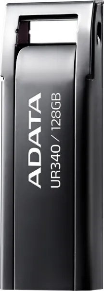 A-Data ADATA Flash Disk 128GB UR340, USB 3.2 Dash Drive, kov lesklá černá