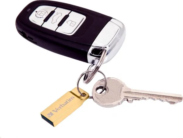 VERBATIM Flash Disk 64GB Metal Executive, USB 3.0, zlatá