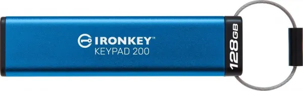 Kingston Flash Disk IronKey 128GB Keypad 200 encrypted USB flash drive