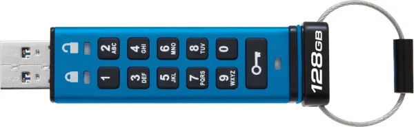 Kingston Flash Disk IronKey 128GB Keypad 200 encrypted USB flash drive