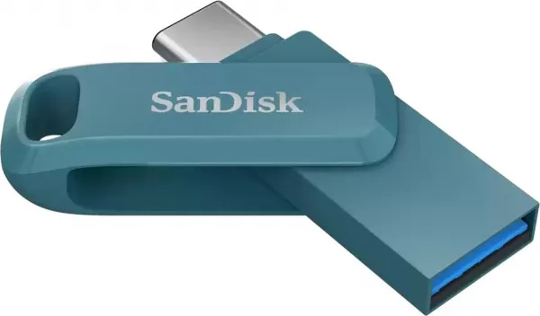 SanDisk Flash Disk 64GB Ultra Dual Drive Go, USB-C 3.2, Modrá