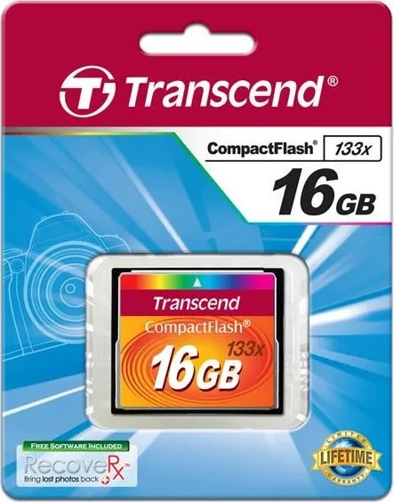 TRANSCEND Compact Flash 16 GB (133x)