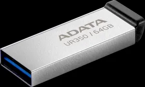 A-Data ADATA Flash Disk 64GB UR350, USB 3.2 Dash Drive, kov černá