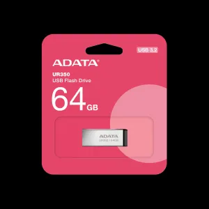 A-Data ADATA Flash Disk 64GB UR350, USB 3.2 Dash Drive, kov černá