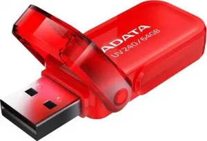 A-Data ADATA Flash Disk 64GB UV240, USB 2.0, červená