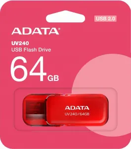 A-Data ADATA Flash Disk 64GB UV240, USB 2.0, červená