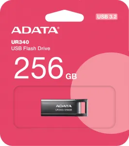 A-Data ADATA Flash Disk 256GB UR340, USB 3.2, černá