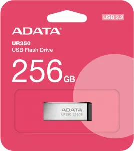 A-Data ADATA Flash Disk 256GB UR350, USB 3.2, stříbrno-černá