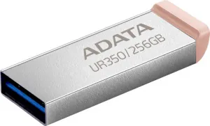 A-Data ADATA Flash Disk 256GB UR350, USB 3.2, stříbrno-hnědá