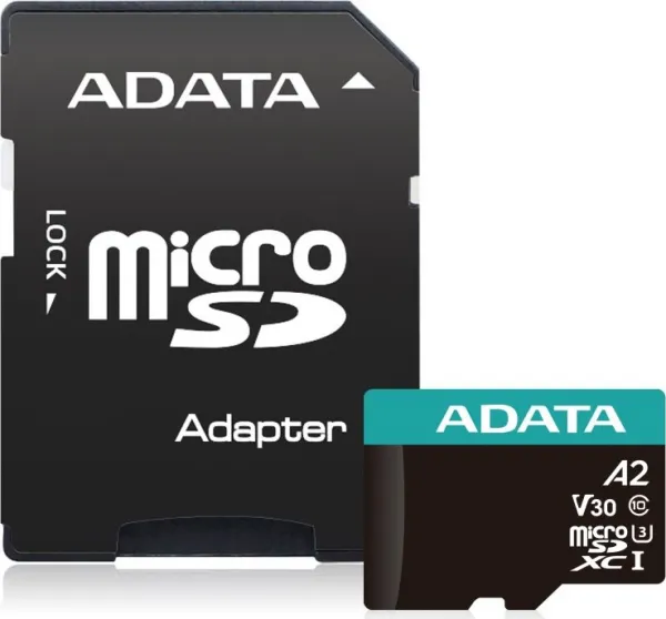 A-Data ADATA MicroSDXC karta 1TB Premier Pro UHS-I V30S (R:100/W:80 MB/s) + SD adaptér