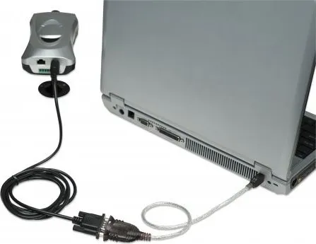 MANHATTAN Prevodník USB na sériový port (USB AM/DB9M, RS232), Polybag