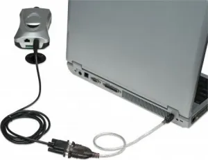 MANHATTAN Prevodník USB na sériový port (USB AM/DB9M, RS232), Polybag