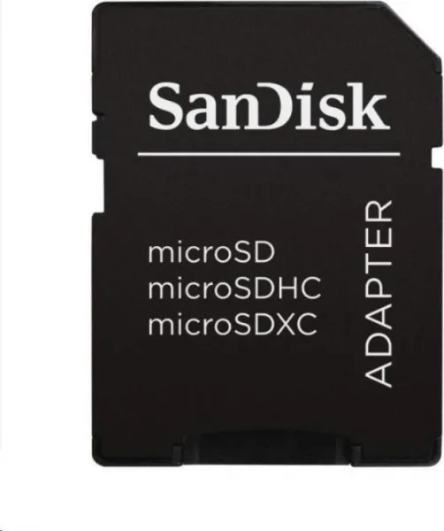 Karta SanDisk MicroSDXC 256 GB Ultra (100 MB/s, Class 10, Android) + adaptér