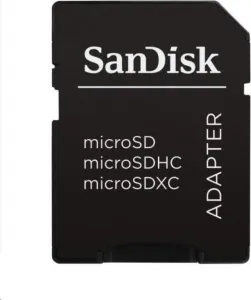 Karta SanDisk MicroSDXC 256 GB Ultra (100 MB/s, Class 10, Android) + adaptér