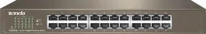 Tenda TEG1024D 24-portový gigabitový ethernetový prepínač, 10/100/1000 Mb/s, bez ventilátora, montáž do racku