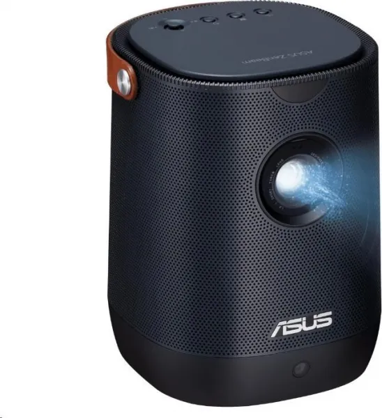 ASUS ZenBeam Latte L2 Smart Portable LED Projector – 960 LED Lumens, 1080p, sound by Harman Kardon, 10 W speaker, Google