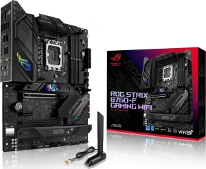 ASUS MB Sc LGA1700 ROG STRIX B760-F GAMING WIFI, Intel B760, 4xDDR5, 1xDP, 1xHDMI, WI-FI