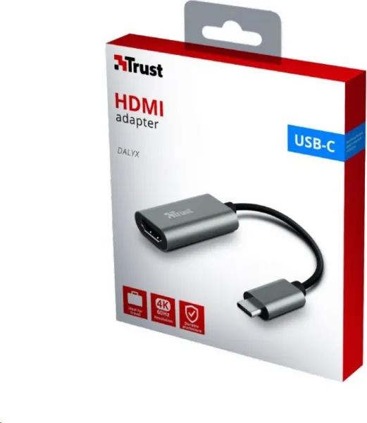 Adaptér TRUST DALYX, USB-C na HDMI, 20 cm