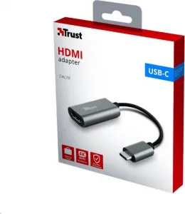 Adaptér TRUST DALYX, USB-C na HDMI, 20 cm