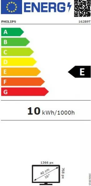 Philips MT LED 15,6" 162B9T - dotykový, 1366x768, D-Sub, DVI, DP, HDMI, USB, reproduktory, nast vyska