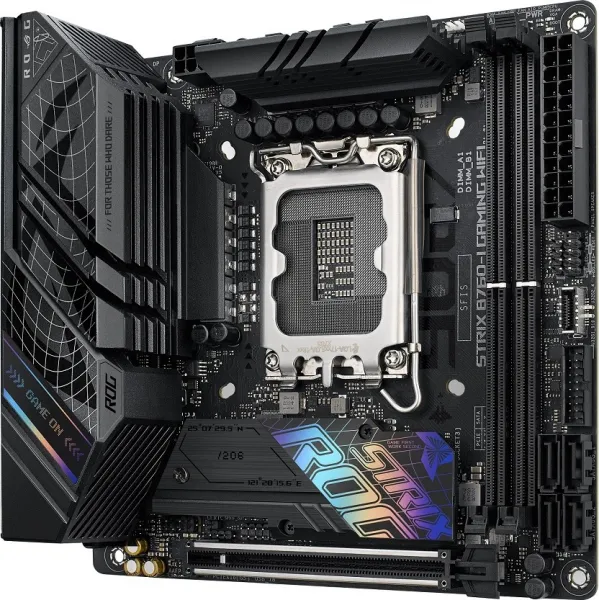 ASUS MB Sc LGA1700 ROG STRIX B760-I GAMING WIFI, Intel B760, 2xDDR5, 1xDP, 1xHDMI, WI-FI, mini-ITX